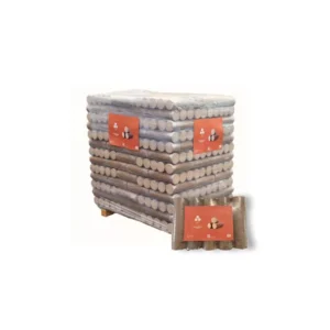 bois densifié premium 96 paquets de 5 bûches palette environ 925kgs